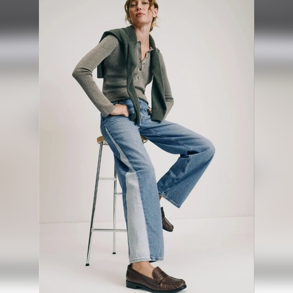 Free People | Levi's Baggy Dad Pieced Jeans - Picture 2 of 11